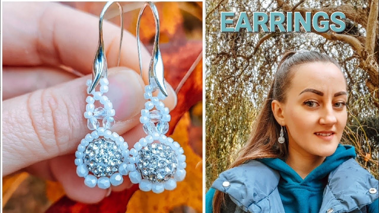 BEADING EARRINGS TUTORIAL DIY / СЕРЬГИ БИСЕРОПЛЕТЕНИЕ