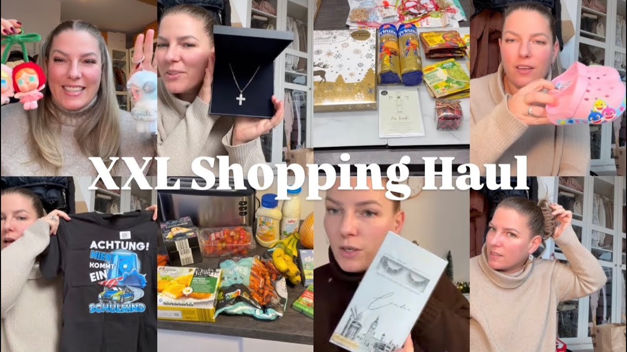 XXL HAUL ♡ Amazon, dm, Joop, kik, Takko, SheIn, Aldi, Rewe, Aylashes, Popmart