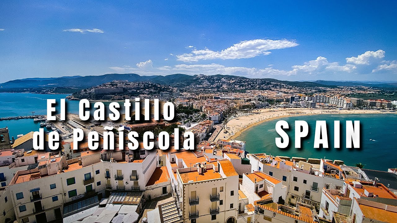 4K Walk in Spain, Peñíscola - El Castillo de Peñíscola #ASMR #Spain