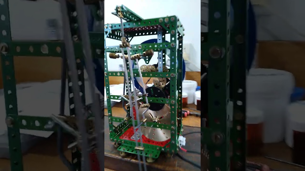 New Meccano  Grimthorpe Double 3 Legged  Gravity Escapement Clock