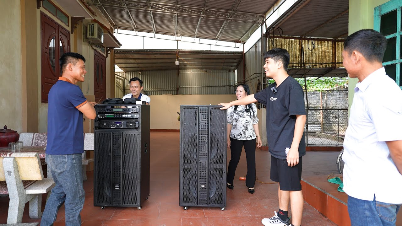 Giao loa isophon IP-9920 cho anh Chung ở Tứ Kỳ, Hải Dương