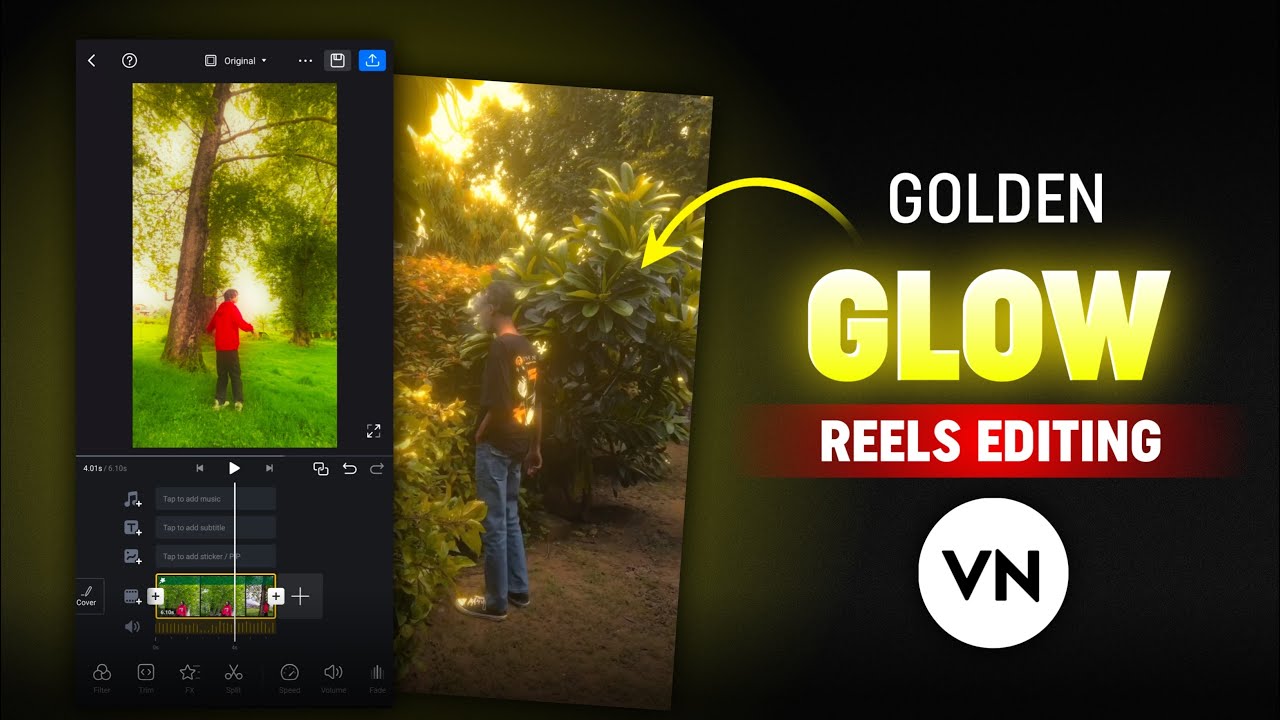 Cinematic Golden Glow Effect In Capcut | Capcut Golden Glow Effect Video Editing | Capcut Video Edit