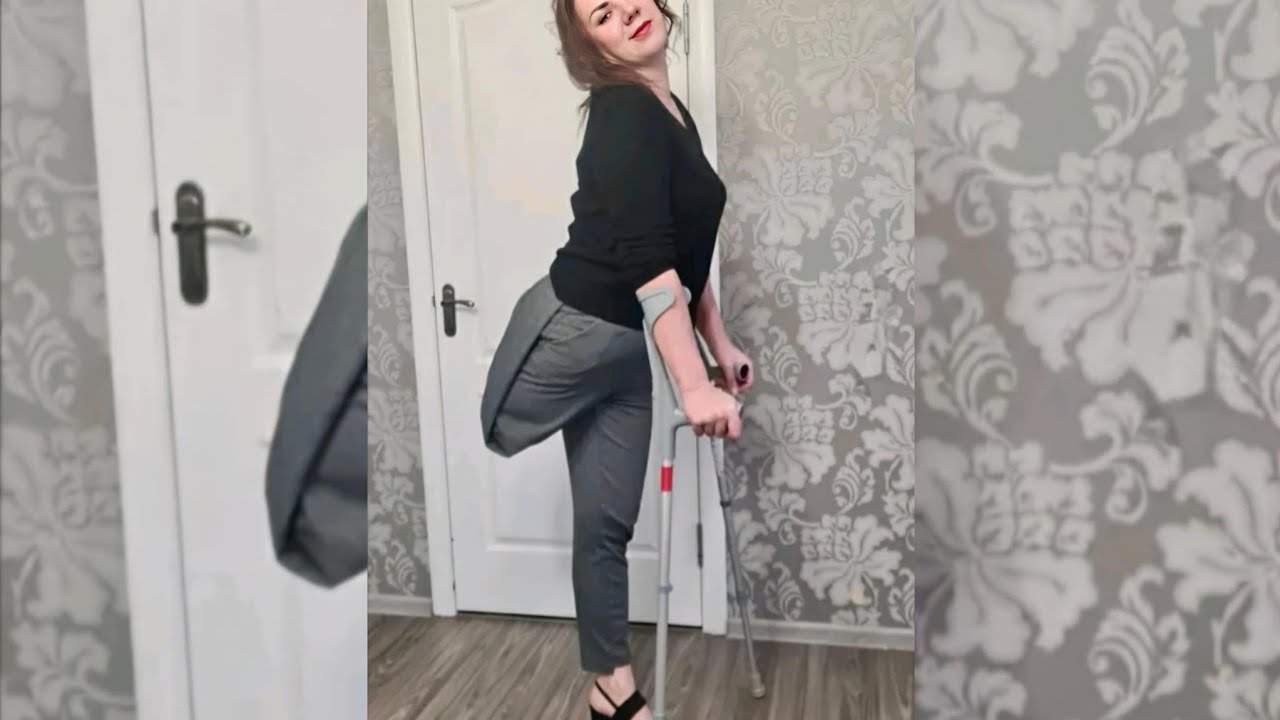 Amputee Fitness: My leg isn't coming back,but my strength is |Motivation,disabled,devotee, Crutching