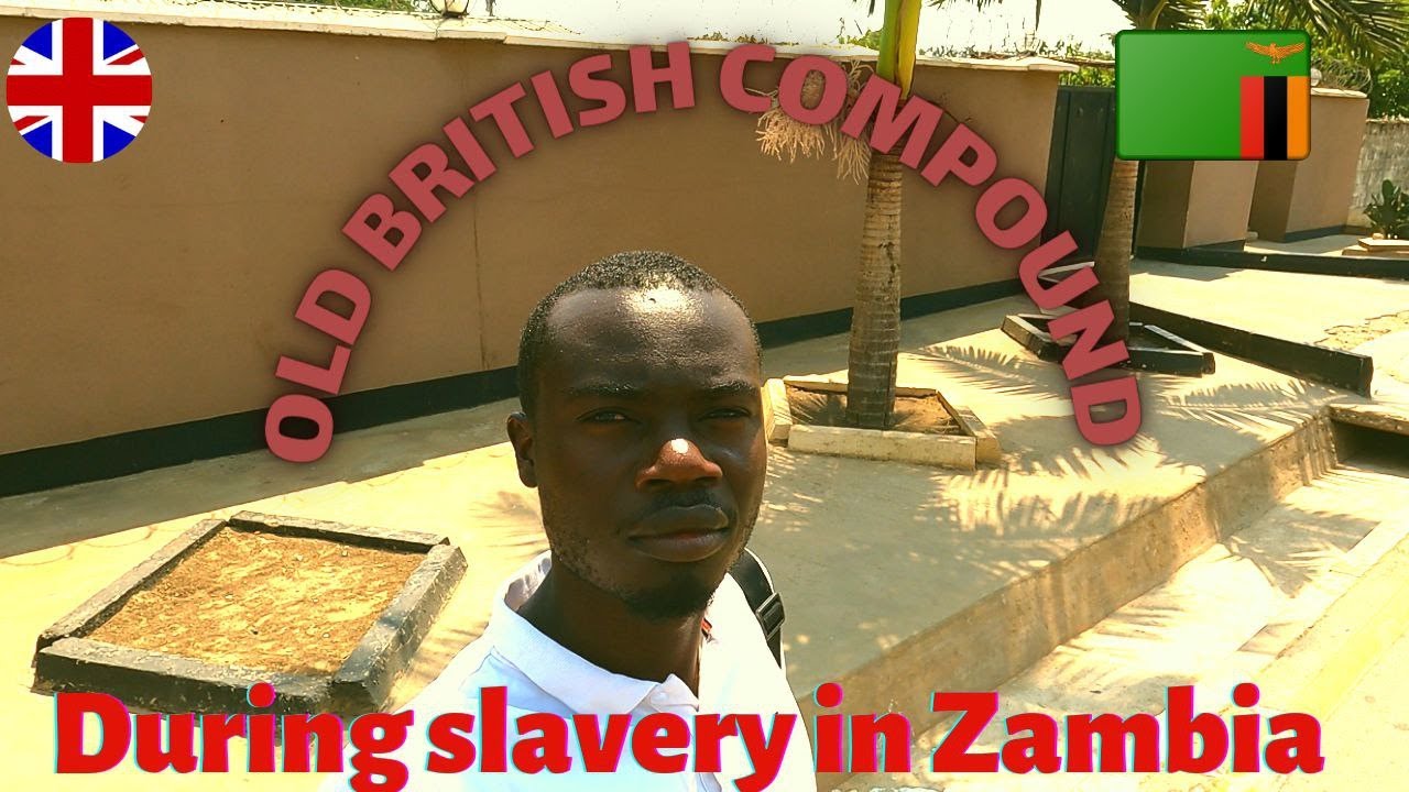 Walking in the old colonial British compound in Zambia