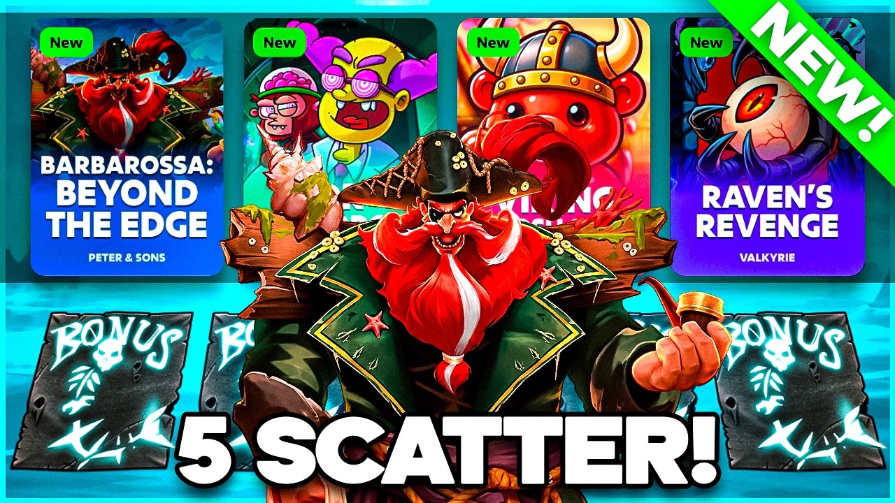 Я получил бонус в виде 5 символов Scatter, тестируя новые слоты!!