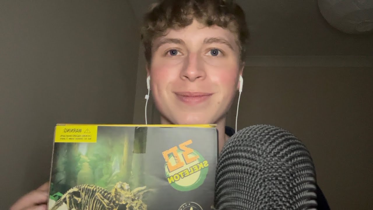 asmr digging for dinosaurs!
