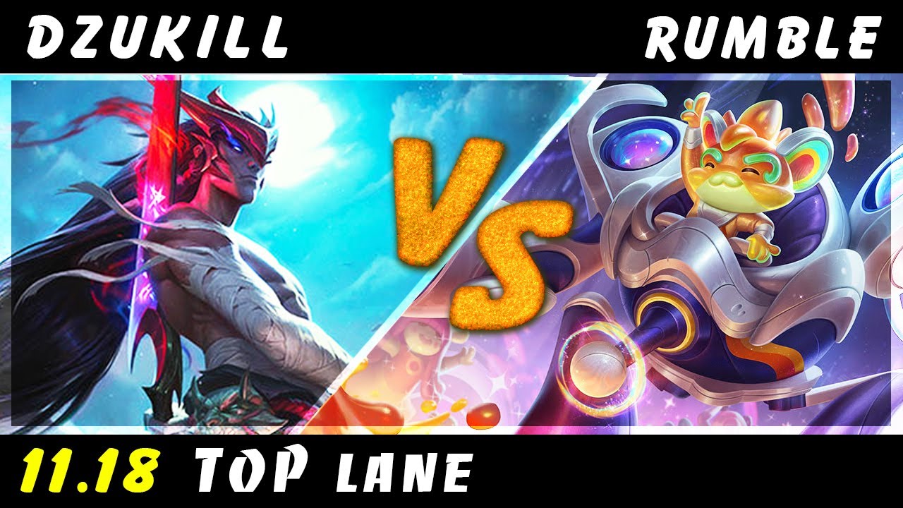 Dzukill - Yone vs Rumble TOP Patch 11.18 - Yone Gameplay