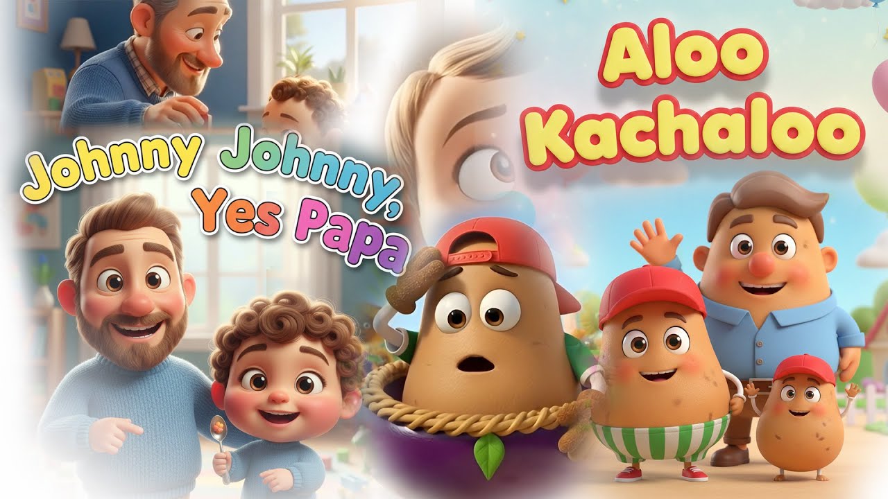 Aloo Kachaloo & Johnny Johnny Yes Papa – Fun Kids Nursery Rhymes
