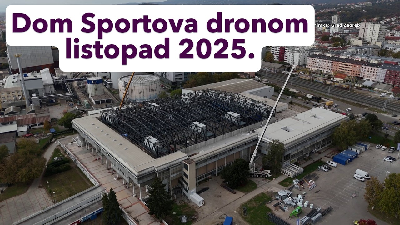 Dom sportova dronom, Zagreb, listopad 2025.
