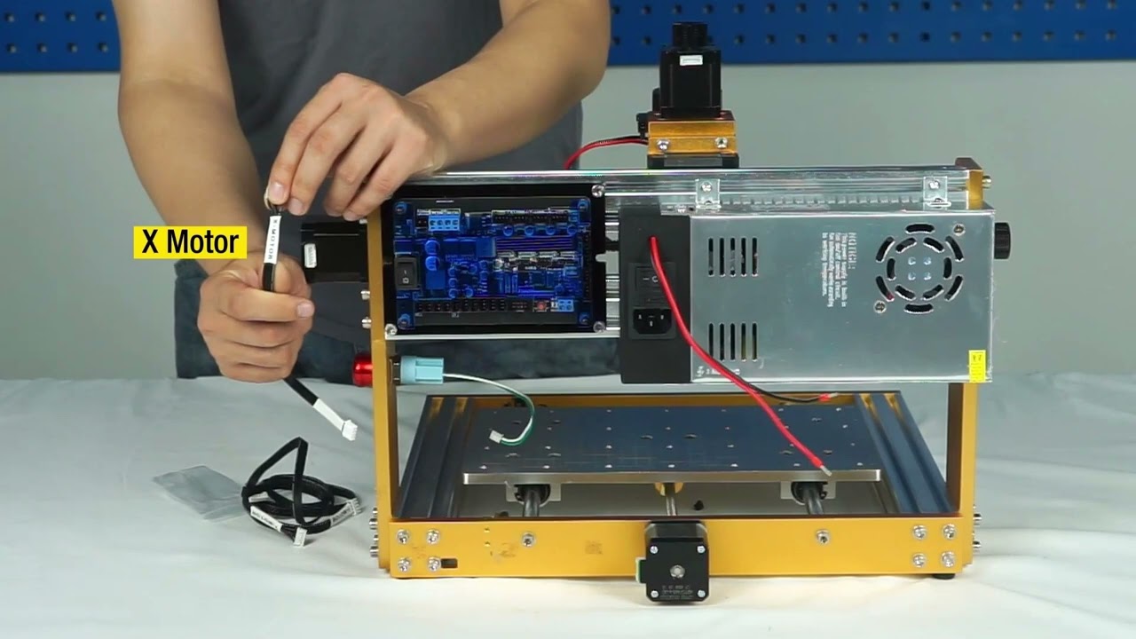 Lunyee 3018plus 3.0 CNC router Guided installation video