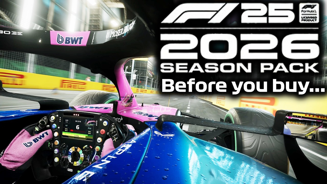 Посмотрите это видео перед покупкой DLC для F1 26...