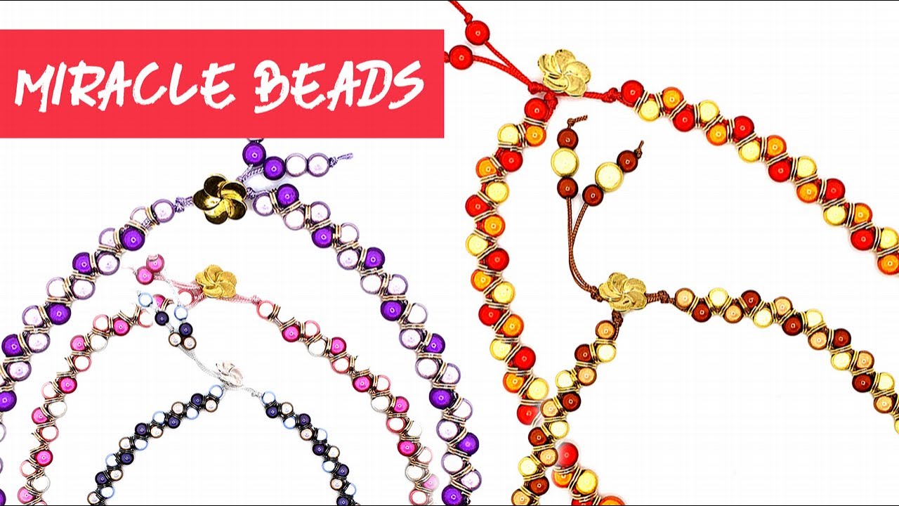Combining Miracle Beads with Split Rings & Rattail Cord to Make the Most Eye Catching Necklace