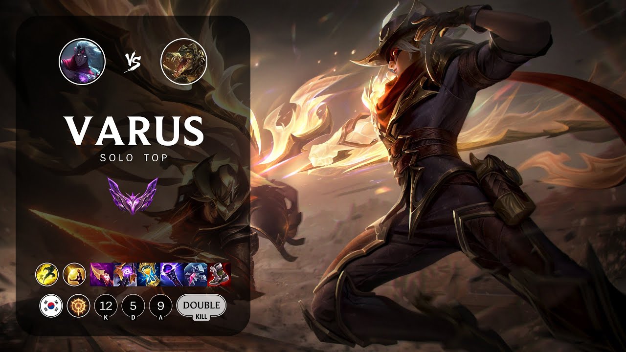 Varus Top vs Renekton - KR Master Patch 13.17