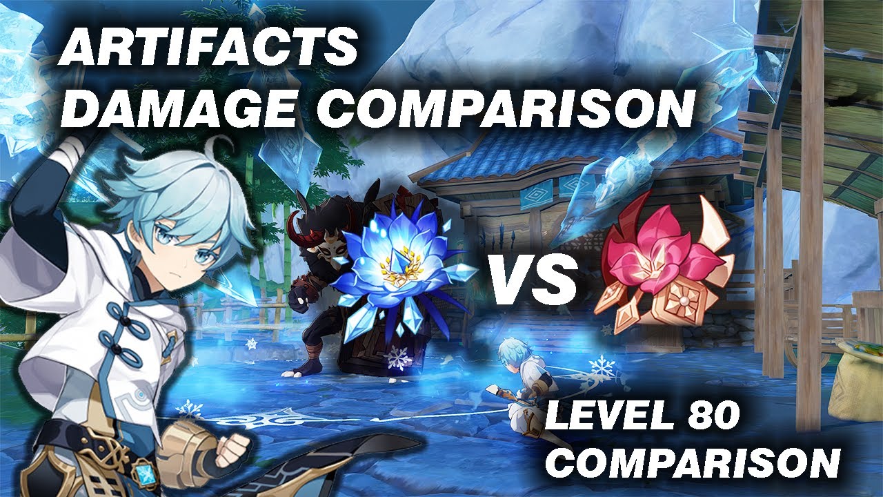 Blizzard Strayer VS Gladiator Finale (Comparison) | Chongyun Genshin Impact