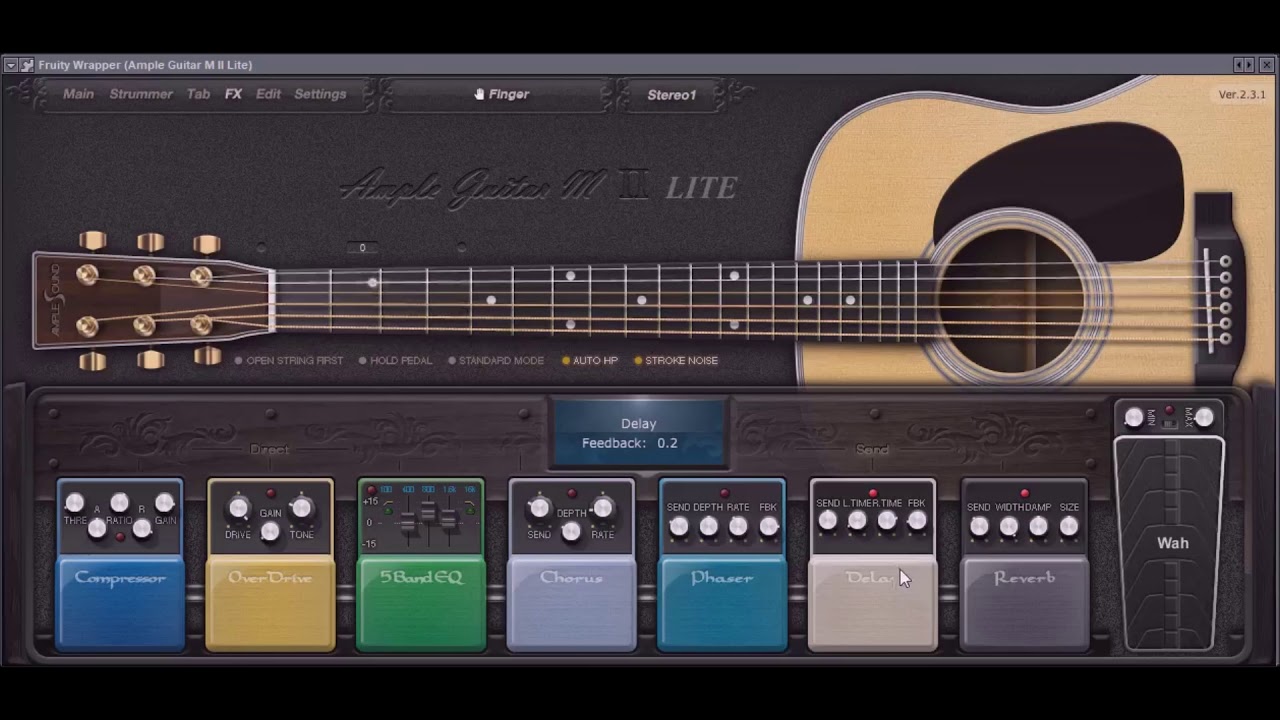 Ample Guitar M II Lite by  ample sound ( remade video )