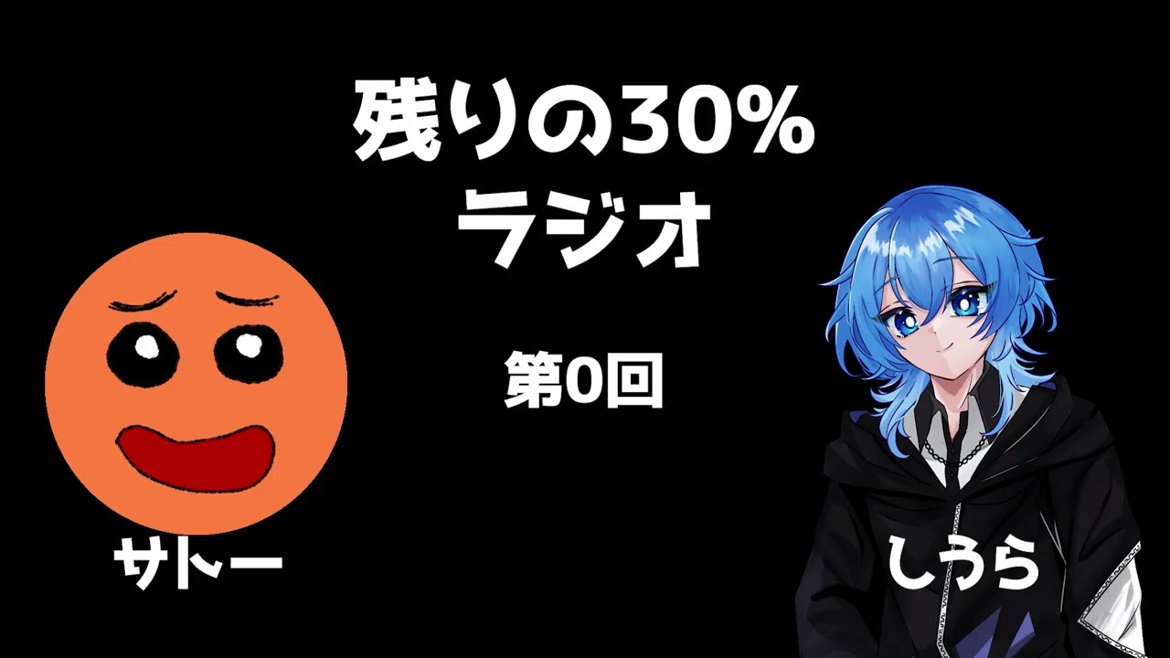 第0回 残りの30%ラジオ