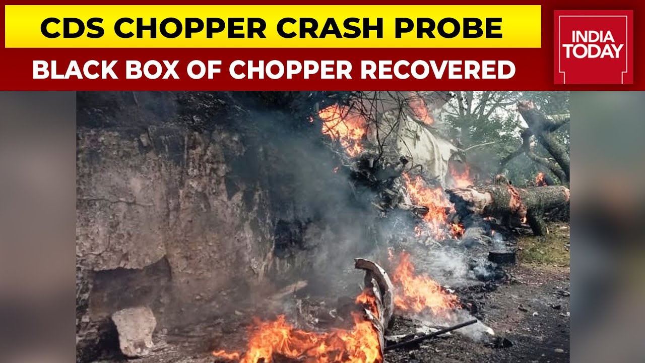 CDS Chopper Crash: Black Box Of IAF Chopper That Crashed Recovered, Probe Into Accident Intensifies