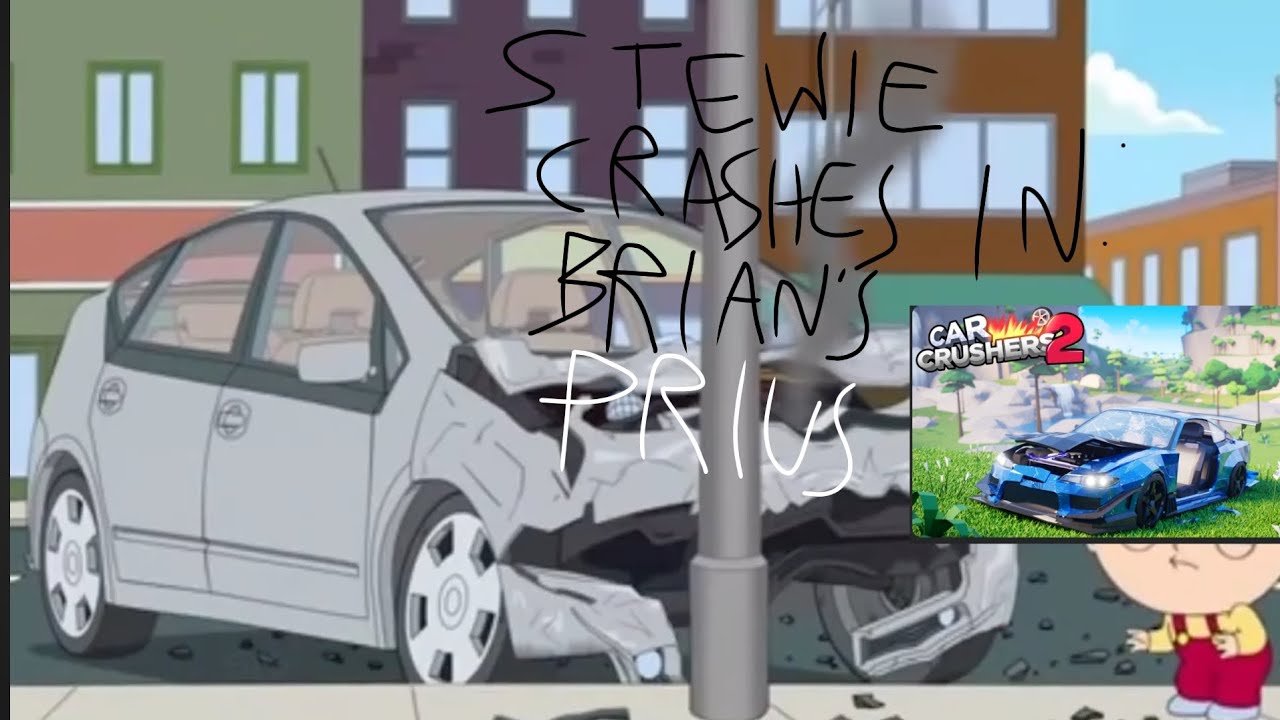 Stewei crashes Brian Prius in Car Crusher 2