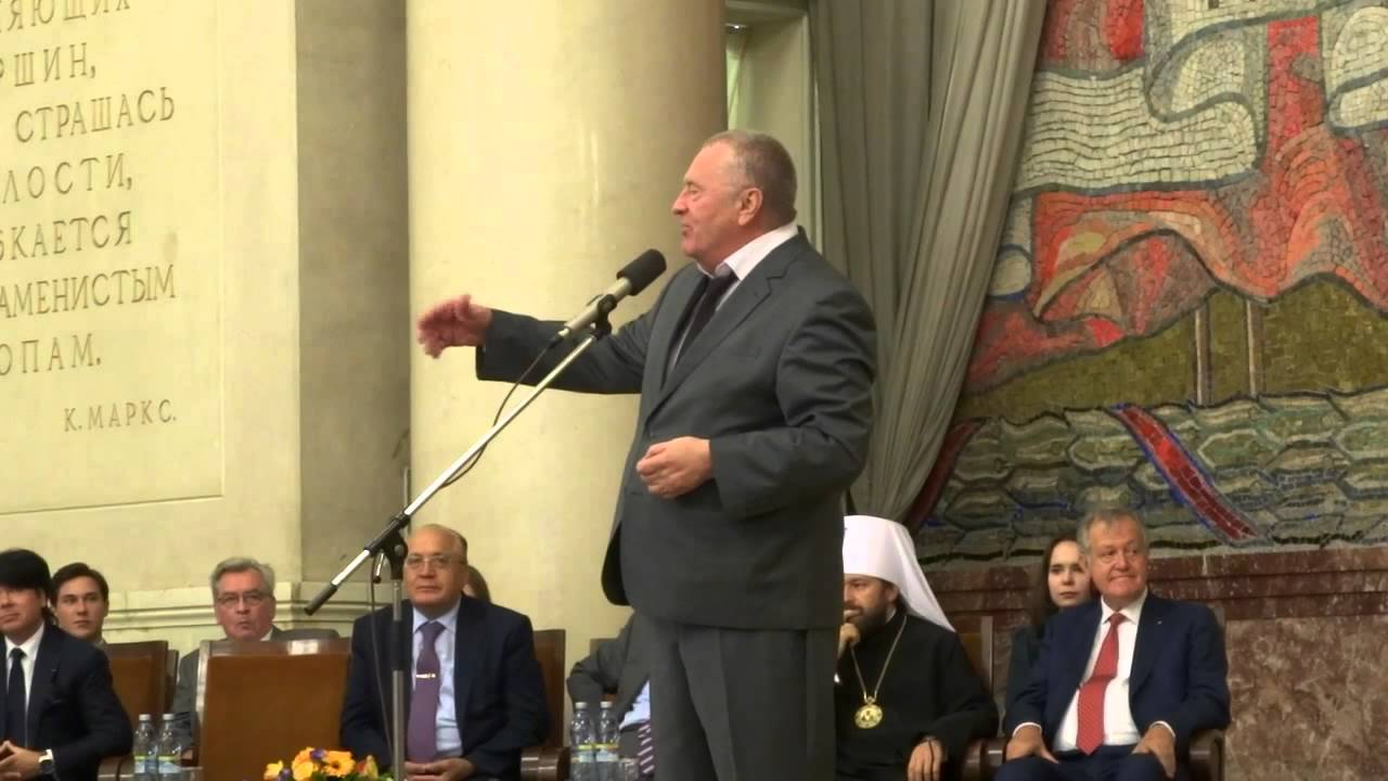 Жириновский в МГУ 01.09.2012