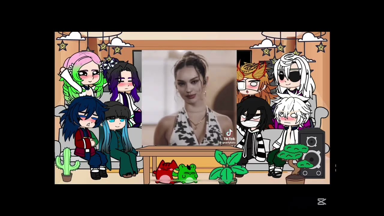 Hashiras React to giyuu as Daniela avanzini /🎤🌸💗/ Kny + Katseye/
