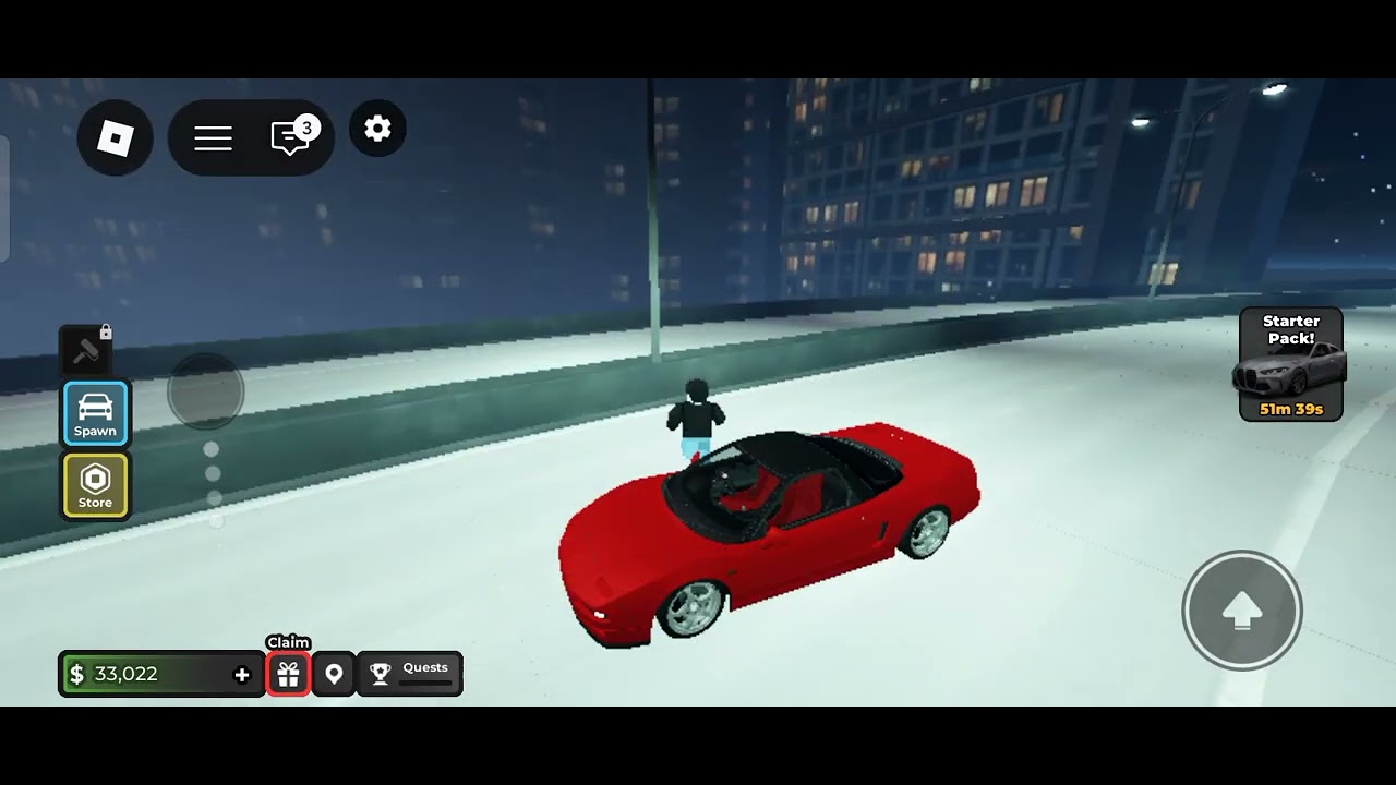 I tried a racing game . ROBLOX 