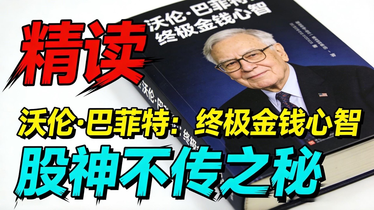 精读《沃伦·巴菲特：终极金钱心智》揭秘：从卖可乐到重仓苹果！巴菲特的金钱心智，70年从未失效的财富密码！