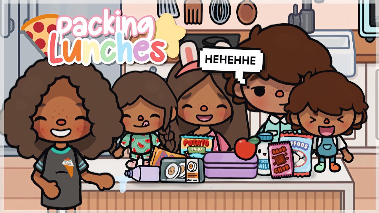 PREPARING FOR THE FIRST DAY OF SCHOOL! 🧃 *PACKING LUNCHES* || *With Voice 🔊* || Toca Life World 🌎
