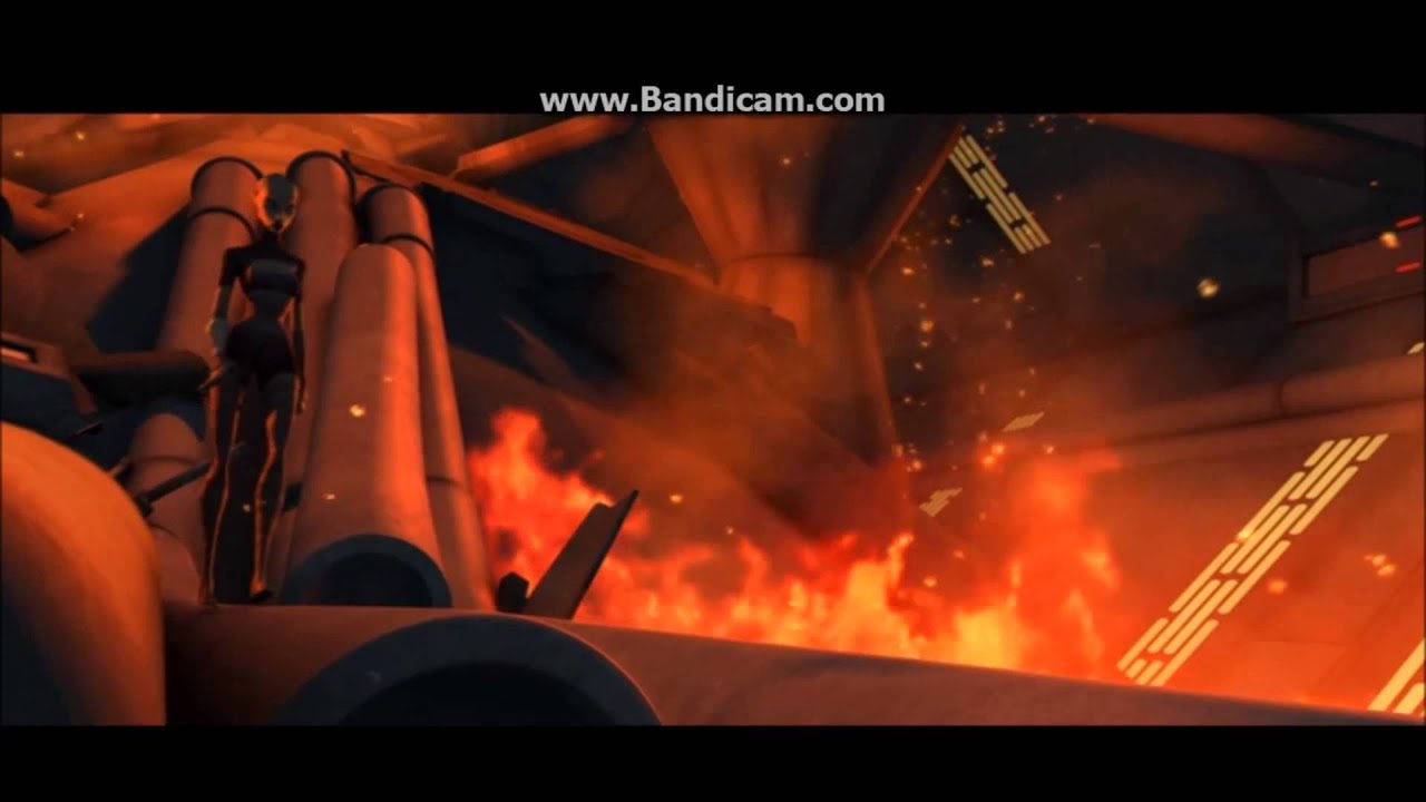 Asajj Ventress vs Luminara and Ahsoka