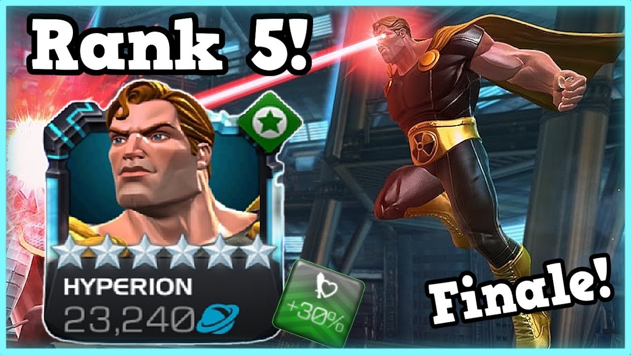 6 Star Rank 5 Hyperion! Fully Boosted! | Week of Rank 5s Finale! |