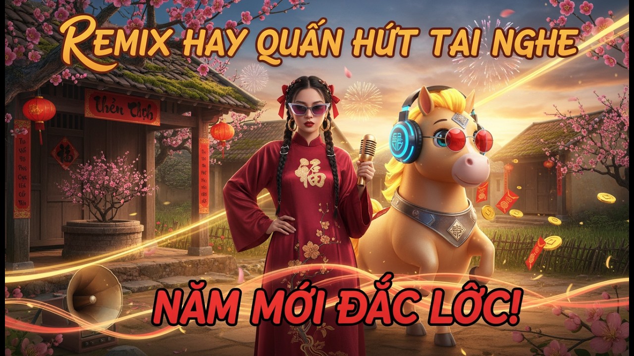 Xuân Về Trong Từng Nhịp Disco: Remix Nghe Là Mê – Nhạc Tết 2026 Bass Dập Cực Cuốn! 🐎✨🔊