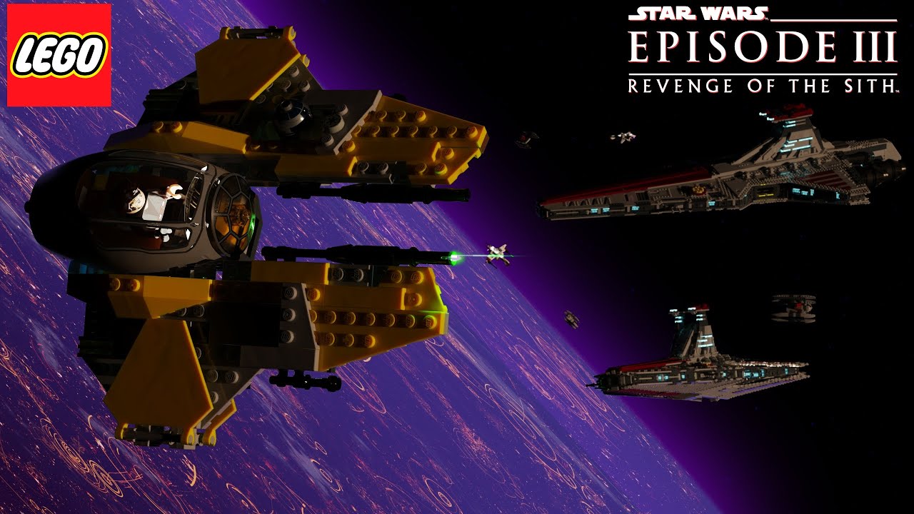 I Recreated Revenge of the Sith in LEGO  |  Blender Animation  |  4K