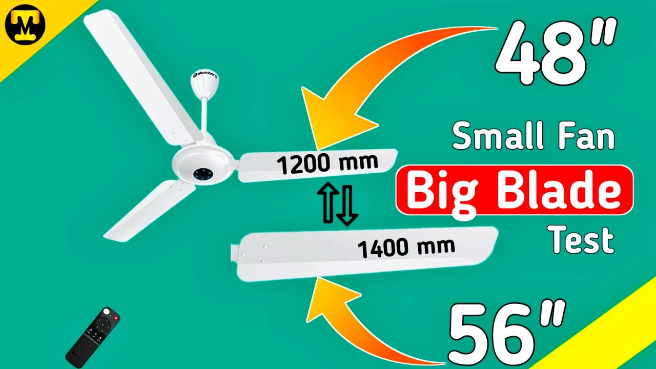 Bldc 1200mm Fan में 1400 mm Blade Test  (Profit & Loss )