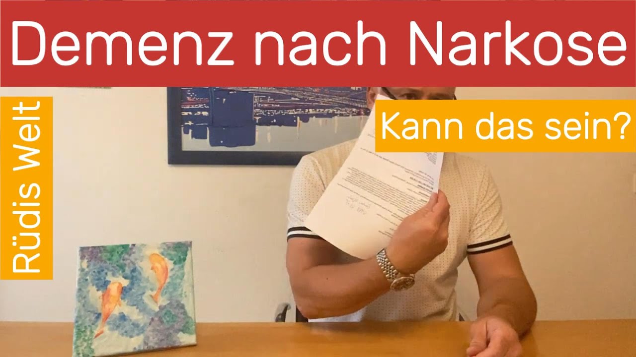 Demenz nach OP durch die Narkose möglich. Diagnose Enzephalopathie.