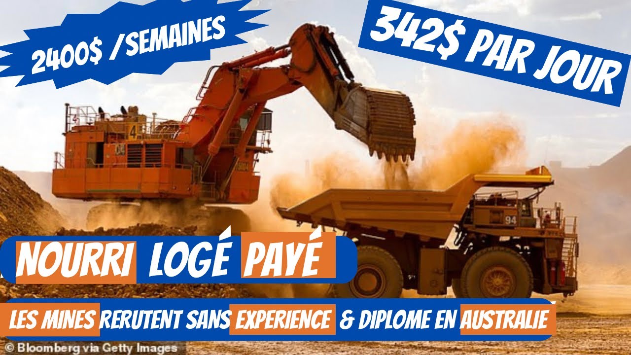 TRAVAILLER DANS LES MINES SANS EXPERIENCE , DIPLOME EN AUSTRALIE🇦🇺EMPLOIS