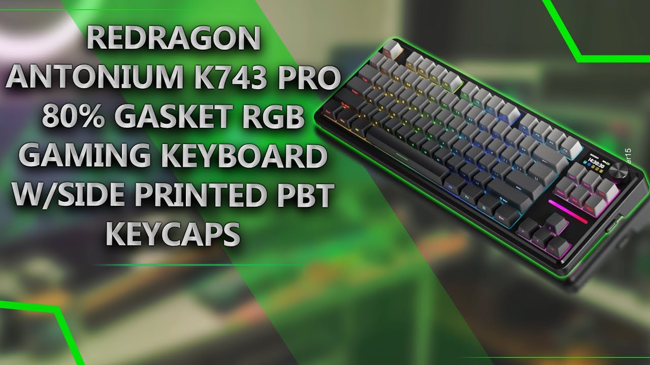 Redragon Antonium K743 Pro - Обзор и распаковка Redragon Antonium K743 Pro - Звуковой тест и прог...