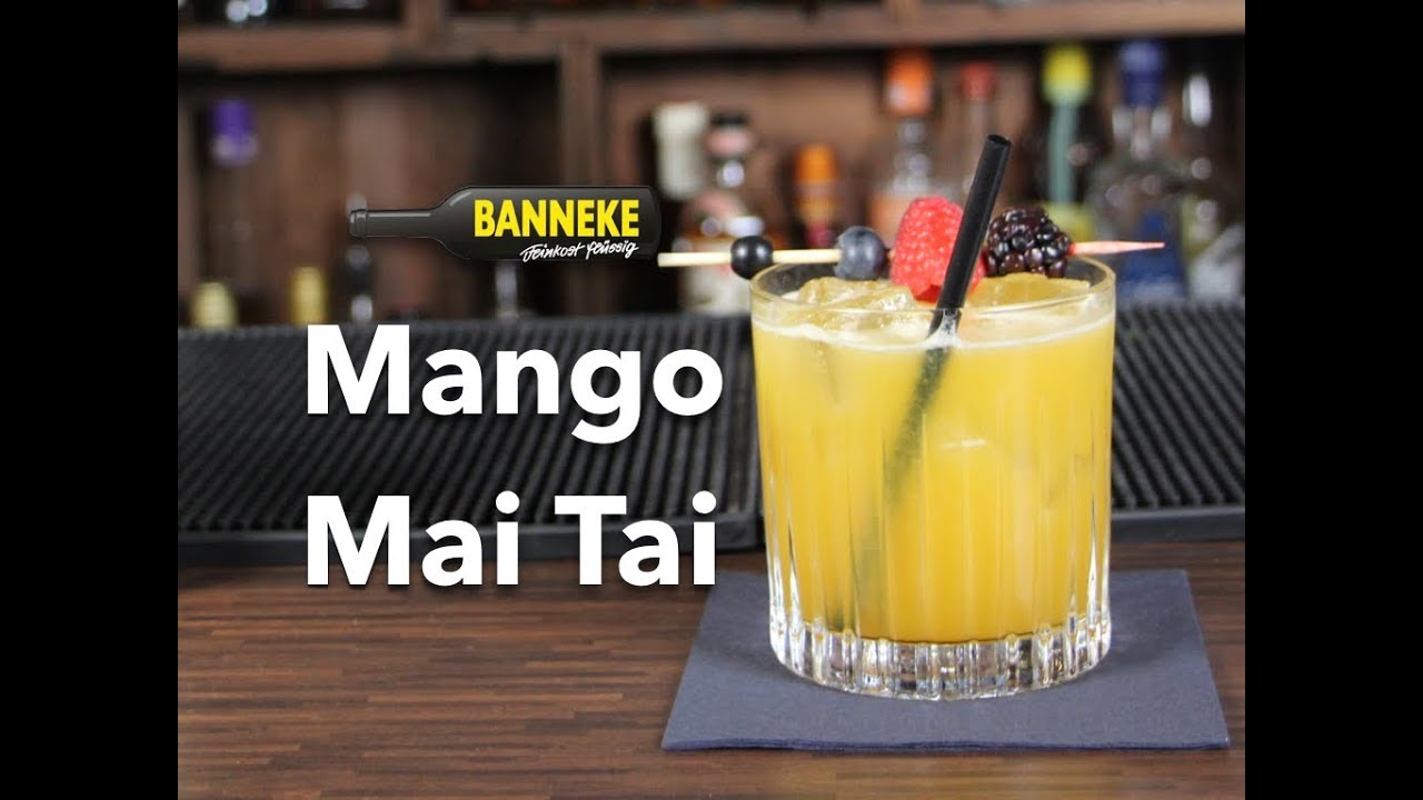 Mango Mai Tai -  Rum Cocktail selber mixen - Sch&uuml;ttelschule by Banneke