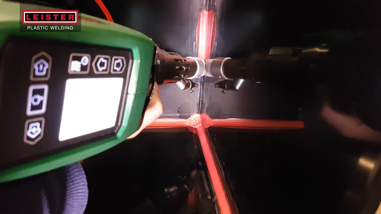 Leister Tutorial | How to make a weld around a corner with the WELDPLAST S1