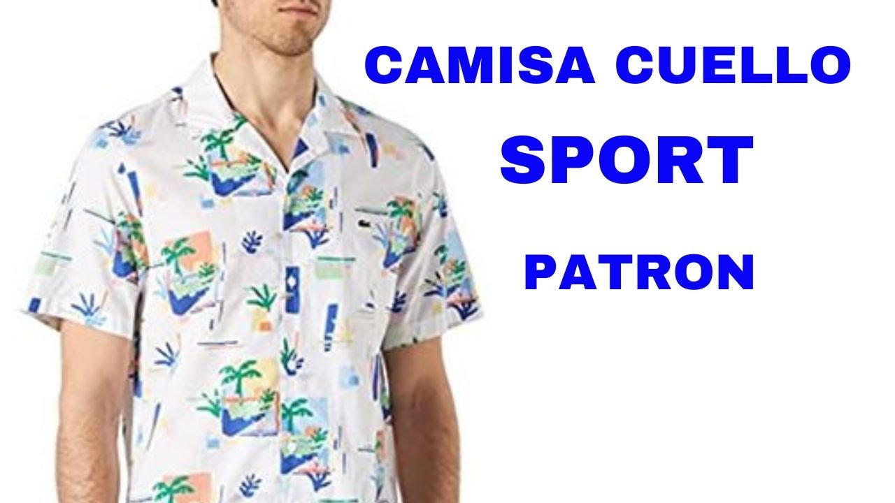 CAMISA CUELLO ESPORT  ,,  PATRON  FACIL DE HACER