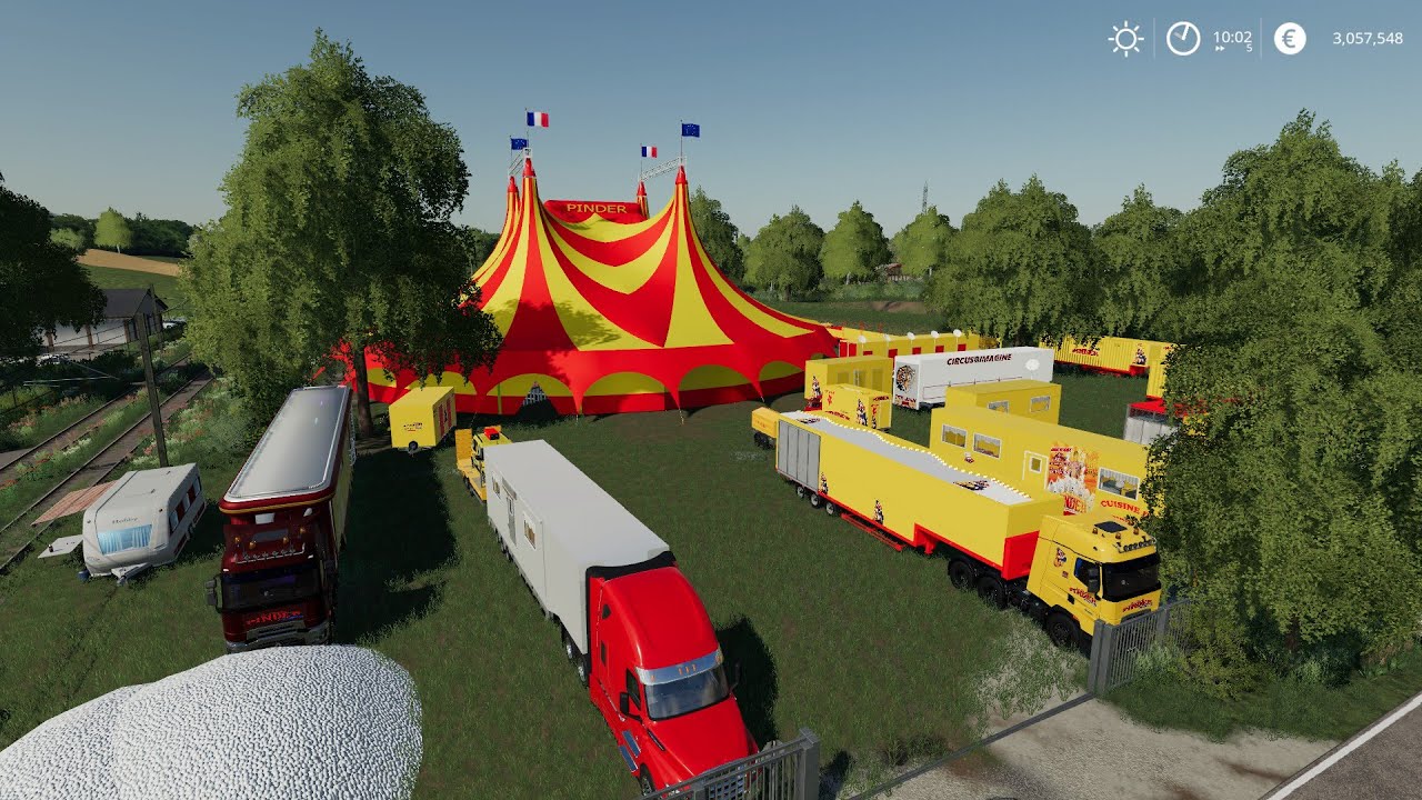 cirque pinder sur fs19 !