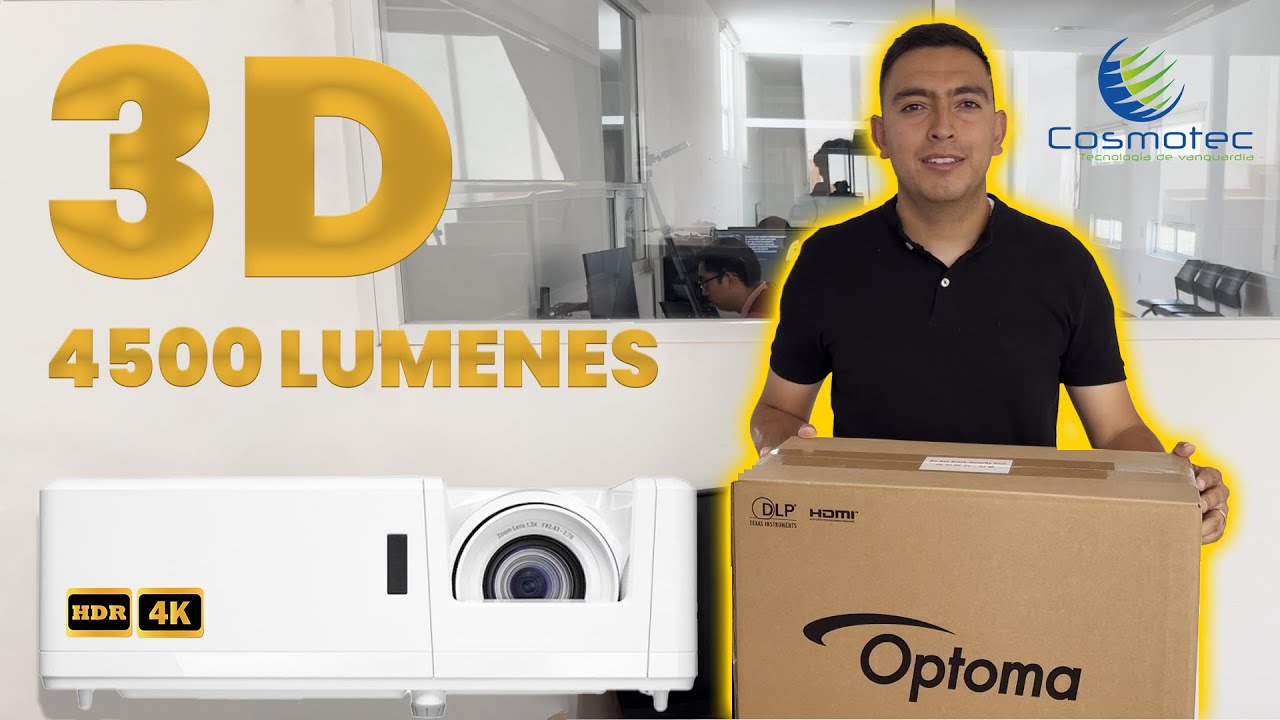 UNBOXING Proyector 3D 4500 lumenes LASER 😱 para planetarios móviles | COSMOTEC