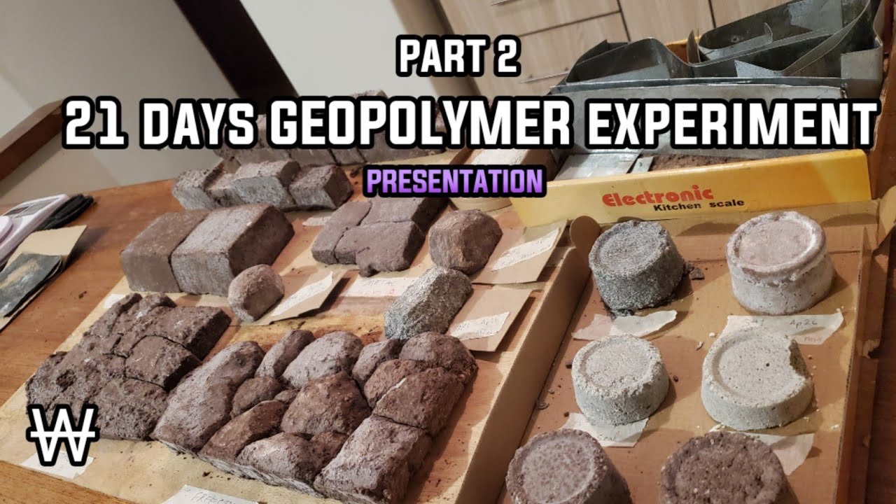 21 days GEOPOLYMER experimentation - PART 2 - Ancient Masonry