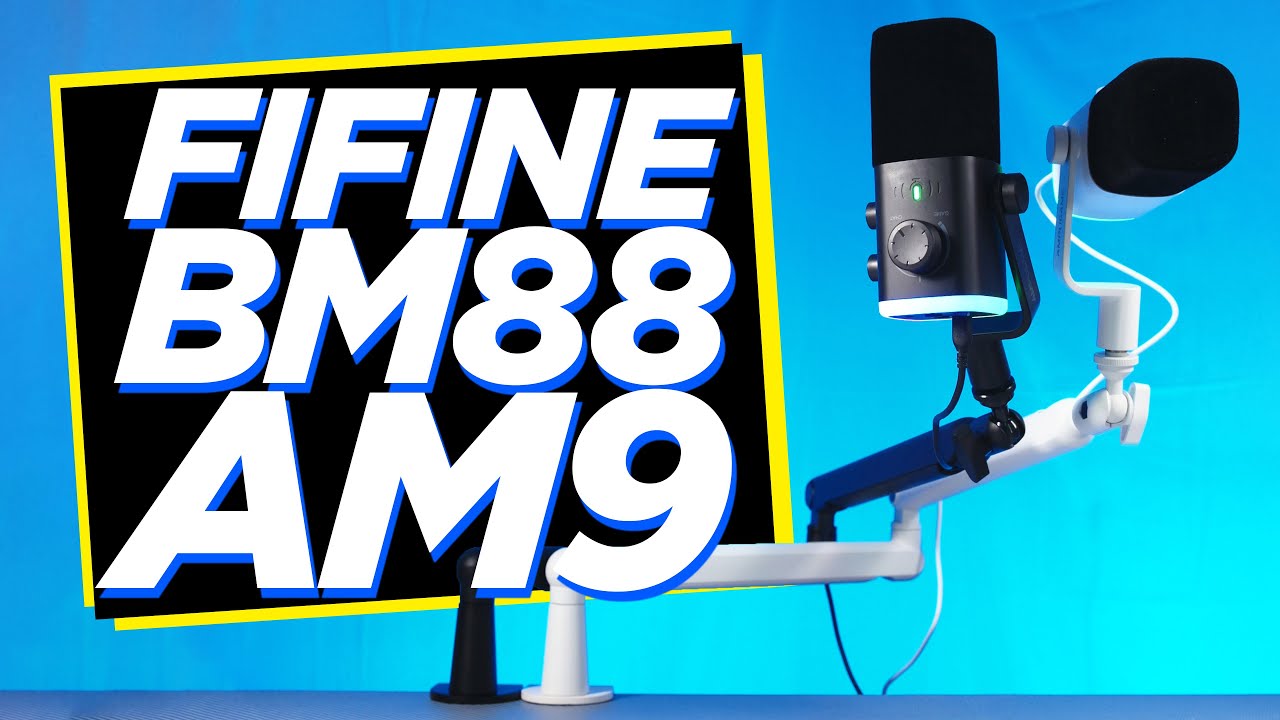 🎤 Огляд Fifine AM9 і Fifine BM88: Універсальний мікрофон, надійний пантограф!