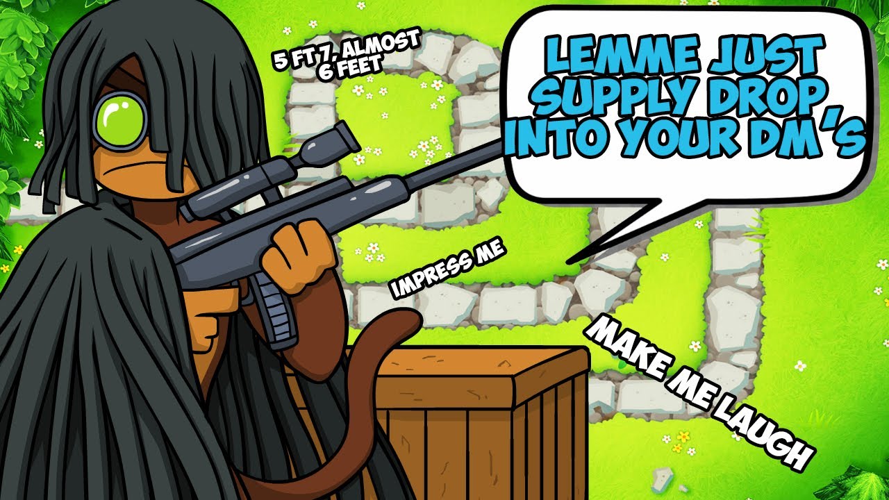 CHIMPS With ONLY Sniper!!! BTD6