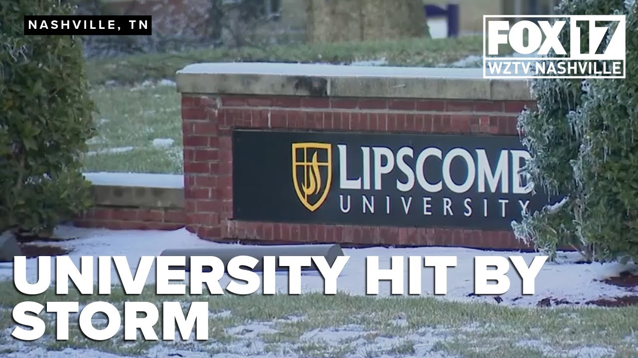 Lipscomb University hit hard by winter storm, several students displaced