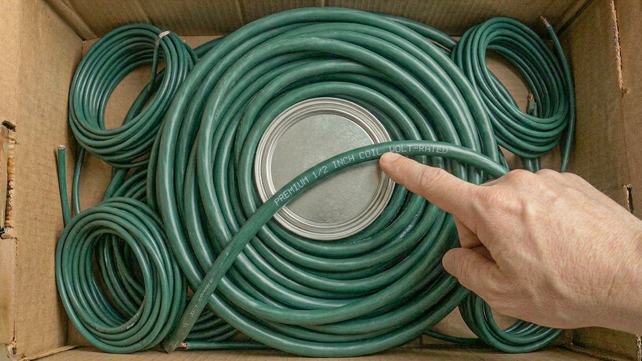 Don't throw them away! You could make a fortune with this pile of old electrical wires!