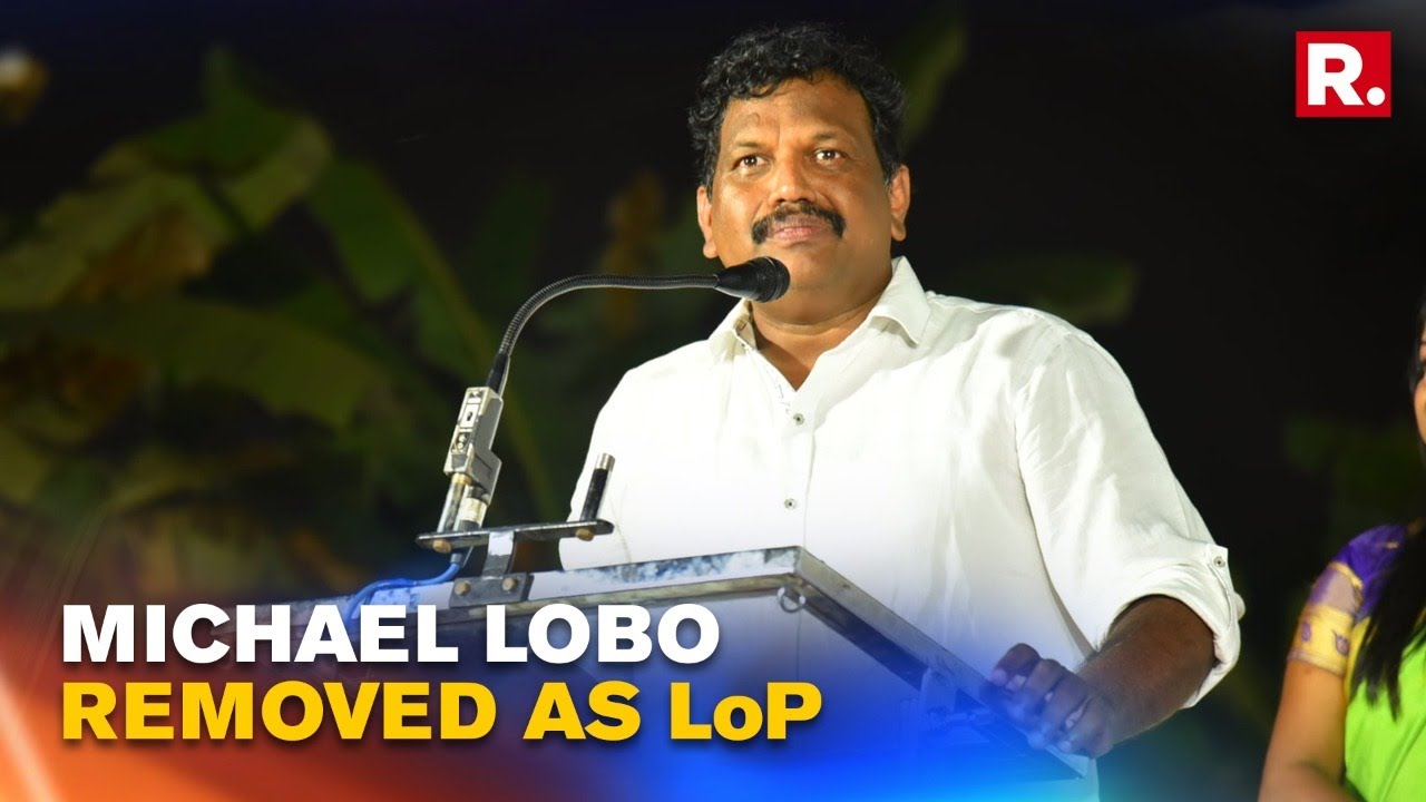 Congress Sacks Goa MLA Michael Lobo As Leader Of Opposition; Alleges BJP Conspiracy Amid Rebellion