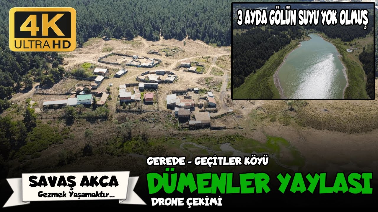 Dümenler Yaylası Drone Çekimi 4K - Bolu, Gerede, Geçitler Köyü