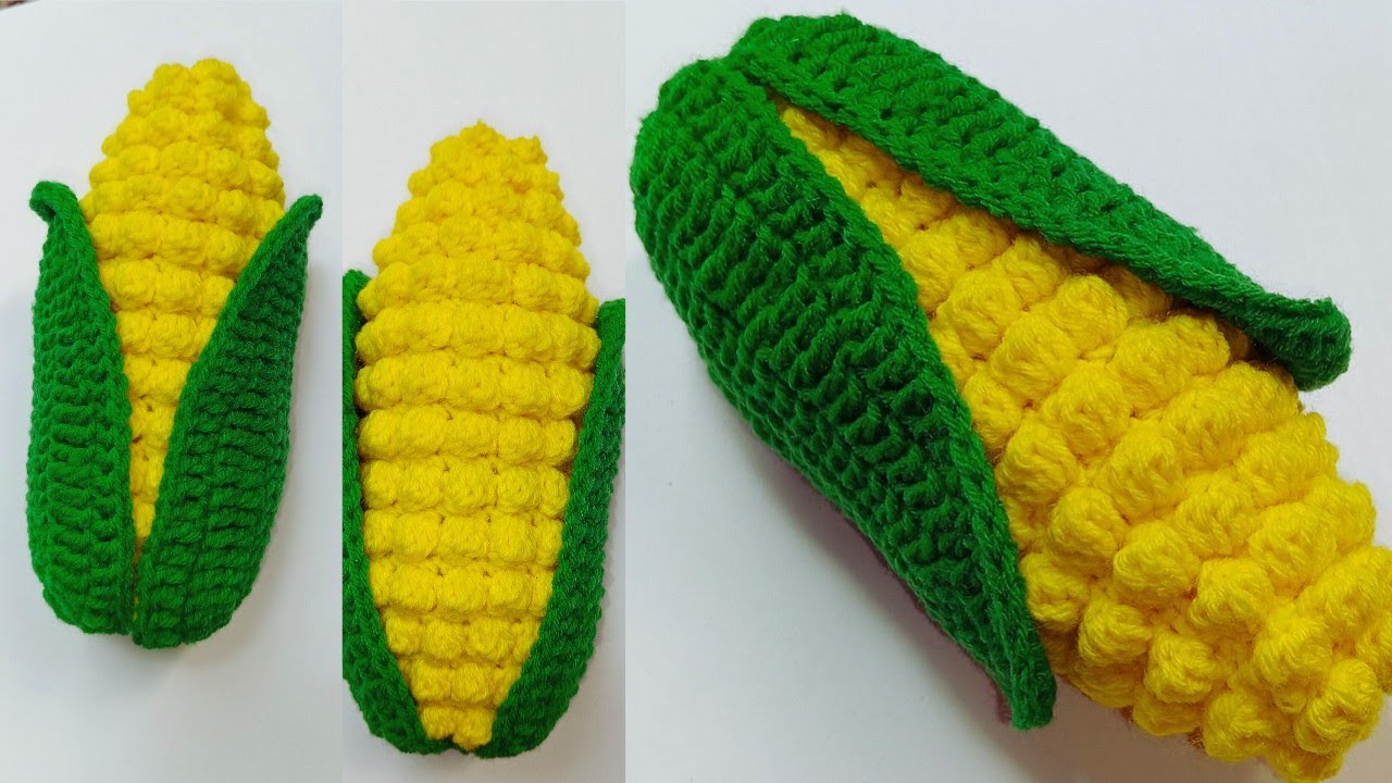 How to Crochet Corn/Amigurumi Corn/Amigurumi Tutorial/Amigurumi Crochet/Easy Crochet Tutorial #diy
