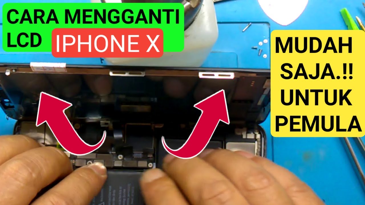 Cara Mengganti Lcd Iphone x // Iphone X Lcd Screen Replacement // JKS opreker handphone