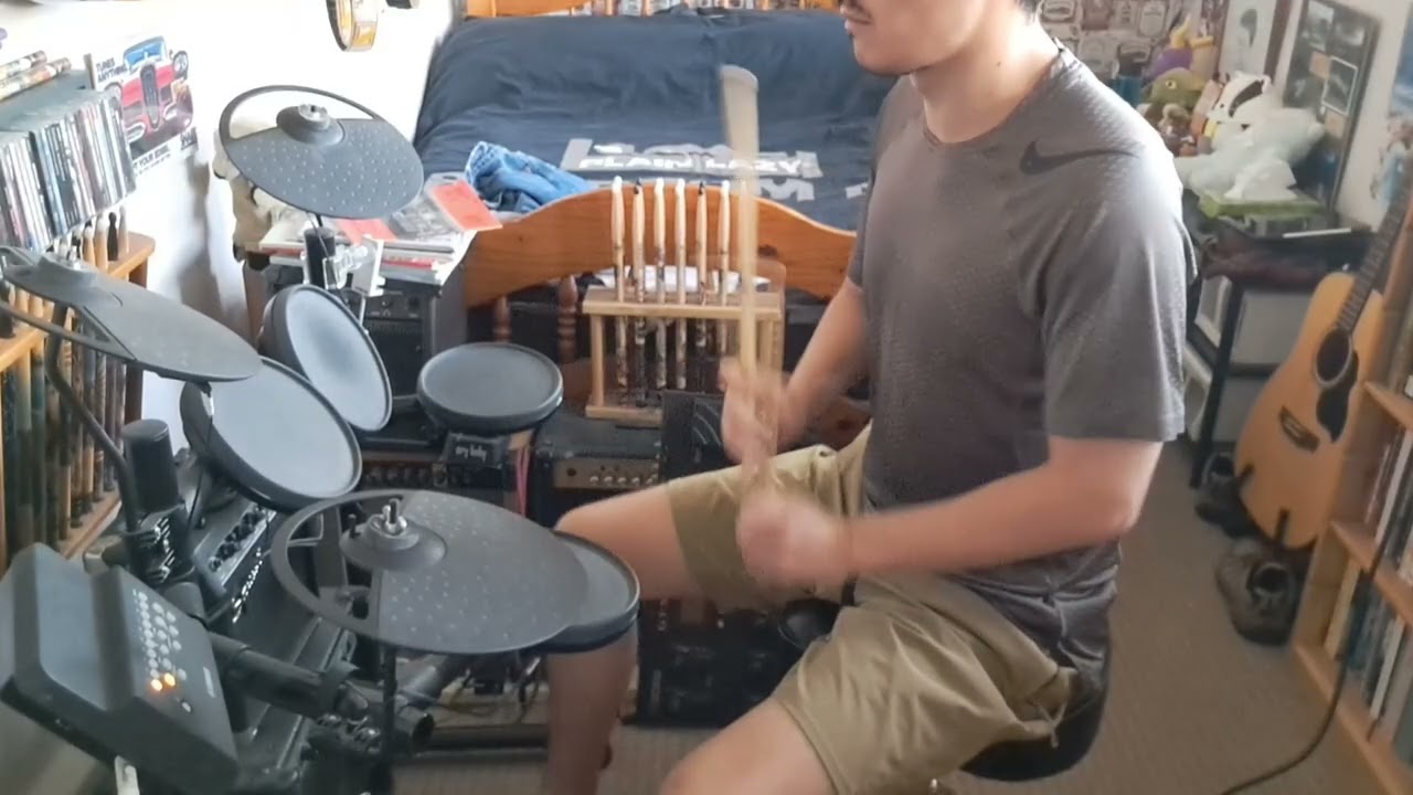 Mary jane kelly by volbeat. (Cover on drums)